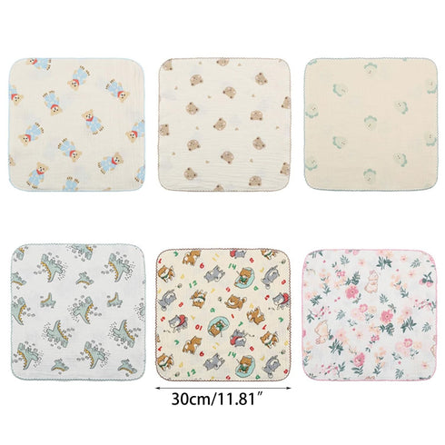 Bottone Baby Washcloths for Newborn Baby Wash Cloths for Boys Girls Cotton Face Towel for Newborn for Baby Registry