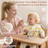 0-6 6-12 TYRY.HU Silicone Baby Teething Toys for Babies Months, Multi Purpose High Chair Toys with Suction Cup, Baby