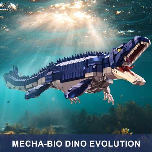 ONITUOFO Set,Dinosaur 8-12(1026PCS) Mechanical Dinosaur Building World Building Block,Jurassic Ocean Animal Collection