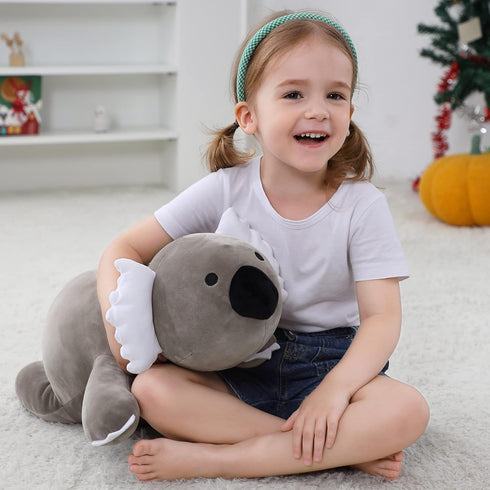 Weighted Stuffed Animals, 4.2Lb Weighted Koala Plush, 24in Giant Koala Throw Pillow