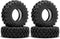 OGRC 1.0 Dual Stage Foam Tires Soft & Sticky for 1/24 SCX24 Gladiator Bronco C10 JLU Deadbolt B17 FCX24 1/18 TRX4-M