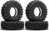 OGRC 1.0 Dual Stage Foam Tires Soft & Sticky for 1/24 SCX24 Gladiator Bronco C10 JLU Deadbolt B17 FCX24 1/18 TRX4-M