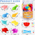 AMOR PRESENT 64PCS Counting Animals for Toddlers, Ocean Animal Matching Game Montessori Educational Toys