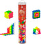 PLUS PLUS Open Play Tube, 240 Piece Neon Color Mix Construction Building STEM Toy for Kids