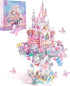 MEIEST Flower Castle Building Blocks Set,Dream Castle On a Cloud Particle Construction Building