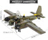 JU-88 WW2 559 Feleph Plane Building Bricks Kit PCS German Bomber with Military Base and Pilot Figures Airplane Model