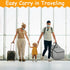 Car Seat Travel Bag, Fits Chicco Keyfit 30, Uppababy Mesa, Nuna Pipa Lite, Padded Infant Gate Check Bag for Air Travel