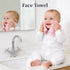 CoekMoed 5 Pcs Baby Muslin Washcloth, Soft Newborn Face Towel, Cotton Extra Absorbent Burp Cloths for Baby,Breathable