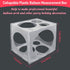11 Holes Balloon Sizer Cube Box, Catcan 2-10 Inch Collapsible Plastic Balloon Size Measurement Tool for Party Balloon