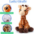 The Petting Zoo Lash'z Giraffe Stuffed Animal, 12 Inch Plush Toy Gifts for Girls