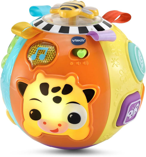 VTech On-the-Moove Activity Ball for Babies - Textured Orange Toy