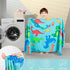 06 55" 28" Swimming Basumee Toddler Bath Towels with Hood for Years x Soft Absorbent Hooded Kids Bath Towel with Button