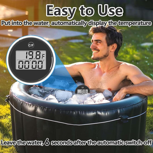 Generic Floating Temperature Meter For Ice Bath,Ice Bath Temperature Meter - Multifunctional Bath Temperature Meter
