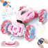 Pink RC Car Toys for Girls Aged 6-12, Gesture Sensing Stunt Car with Lights Music for Birthday Gifts
