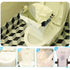 QOOMABA Cloth Diaper Sprayer Splatter Shield - Snap Design to Avoid Falling, Stable Placement Allows for One-Handed