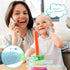 12 6 12 Richgv Baby Cell Phone Toy - Sensory Learning Toys with Functions, Light & Multi Sound Effects, Teething Toys