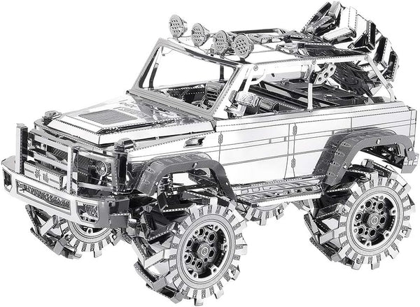 Piececool 3D Metal Puzzle SUV Car Model Kits, 157 Pcs Building Kit, Brain Teaser DIY Craft Toys for Teens, Men, Women.