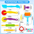 Playdough Tools 20 PCS Set for Kids - Various Shape Playdough Cutters and Rollers, Random Color