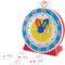 Melissa & Doug Turn & Tell Wooden Clock - Educational Toy with 12+ Reversible Time Cards
