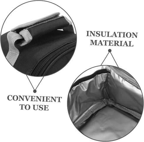 Toddmomy Portable Bottle Storage Bag Insulated Cooler for Breastmilk Food Multi-functional Nursing Bottle Container