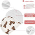 Qinllo 2 Pack 22x11 Inch Muslin Burp Cloths Dachshund Dogs Cute Cotton Baby Burp Cloths Absorbent Burping Cloth Soft