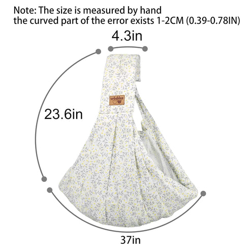 Baby Sling Carrier Newborn, Adjustable Easy Wearing Baby Nursing Warp Sling, New Mom Dad Soft Cotton Baby Front Holder