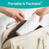 NICEMER 3 Pack, Quilted Thicker Baby Changing Pad Liner Waterproof Soft Non Slip Warm on Babys Back Diaper Change Mat