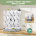 Hranio 12 Baby Bottle Drying Rack Baby Bottle Organizer Drying Rack Space Saving Foldable Dish Can Dry Up to Bottles