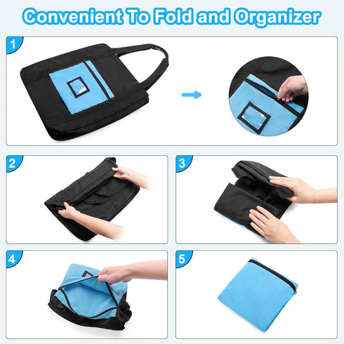 Travel Bag for Infant Booster Seat - Fits Most Standard Seats, Black