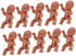 30pcs Baby Full Moon Mini Baby Dolls for Newborns Small Plastic Baby Figurines