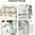 Ybberik Backpack Diaper Bag with Insulated Pockets, Stroller Straps, USB Charging Port, Large Lightweight Diaper Bag