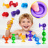 Baby Bath Toys Suction Toy: No Hole Bath Toy for Baby Toddlers Sensory Fidget Toys for Autism Fine Motor Skills Suction