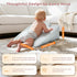 2026 Tummy 0-12 EKEPE Upgraded Nursing Reflux Prop with Leather Cover for Baby Gas, Colic Relief & Burp, Memory Foam