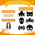 MGparty Halloween Crafts, 24PCS Rainbow Scratch Mask Magic Scratch Paper Art for Kids Birthday Classroom Decoration