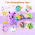 0-6 10 0-6, 6-12 Tummy Baby Toys Months, Washable Baby Musical Caterpillar Toys with Kid's Song,Rattles,BabyTeething