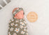 Set Girl|100% Miaoberry Daisy Garden Spring Floral Muslin Swaddle for Baby Organic Cotton Blanket with Matching