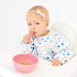 Ryan & Rose Ultimate Utensil Set - 3 Silicone Baby Spoons for Self Feeding and Baby Led Weaning (Rose)