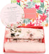 Set Galabloomer Receiving Blanket Headband Flower Print Baby Swaddle Blankets Vintage Rose