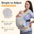 mommore Baby Carrier Newborn to Toddler, Ergonomic Baby Infant Carrier with Lumbar Support, Comfort with Adjustable
