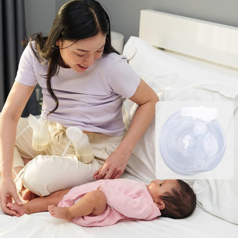 Gucagle 150ml Milk Collector for Breastfeeding Portable Electric Milk Catcher Wearable Breast Pump Accessories
