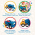 Battat Wonder Wheels Toy Carrier Truck & 2 Toy Cars, Toy Truck Playset for Kids, Recyclable Materials