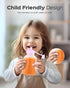 Jelly Ruru 6 Pack 5OZ Silicone Reusable Baby Food Pouches with Straws, Leakproof Refillable Squeeze Pouches
