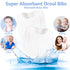 20 Pack 6 Zhanmai Muslin Baby Bibs Adjustable White Drool Bandana Bibs Absorbent Layers for Newborn Baby Girl Boy