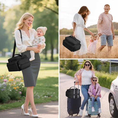 S1 S2, OCKLILY Breast Pump Bag for Spectra Pumping Bag with Waterproof Mat for Pumps Accessories, Portable Pump