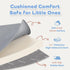 1.3" 50x50, Tummy Thick Baby Floor Play Mat Basic Padded Foam Mat for Time Crawling, Non Slip Cushioned for Babies