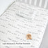 1 Pack, 100% 52"x28" LollyBanks Muslin Crib Sheet Cotton Baby Crib Sheet for Boys and Girls, Soft and Breathable