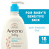 18 oz Aveeno Baby Daily Moisture Body Lotion for Sensitive Skin, Hypoallergenic Moisturizing Baby Lotion