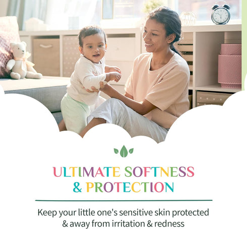 100% 20 Count Organyc Certified Organic Cotton Baby Diaper Liner for Sensitive Skin, Fits All Brands and Sizes Diapers