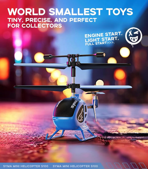 SYMA Remote Control Helicopter, 3.5 Channel RC Helicopters for Kids and Adults, Micro Indoor Aircraft with Gyro and