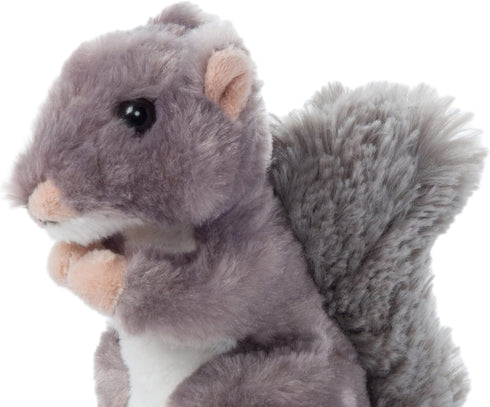 The Petting Zoo 6" Squirrel Plush Toy - Stuffed Animal Gifts for Kids, Wild Onez Babiez Wildlife